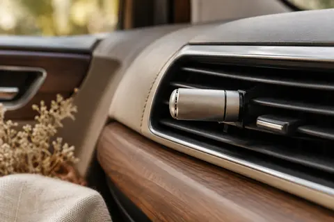 Diffuseur électrique Towonshy en aluminium fixé sur une bouche d’aération de voiture